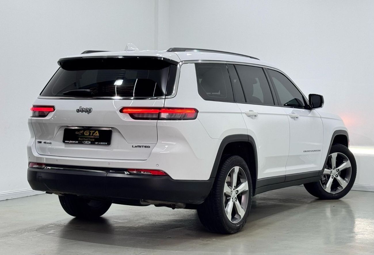 جيب جراند شيروكي L Limited 3.6L 2022 Jeep Grand Cherokee L Limited, 2027 Jeep Warranty, Jeep Service Pack, 7 Seater,