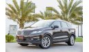 Lincoln MKC | 960 P.M | 0% Downpayment | Perfect Condition |