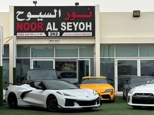 شيفروليه كورفت شيفورليه كورفت 2023 C8 3LT  سقف كهربا وارد أمريكا بحاله ممتازه ضمان شاسي جير ماكينه