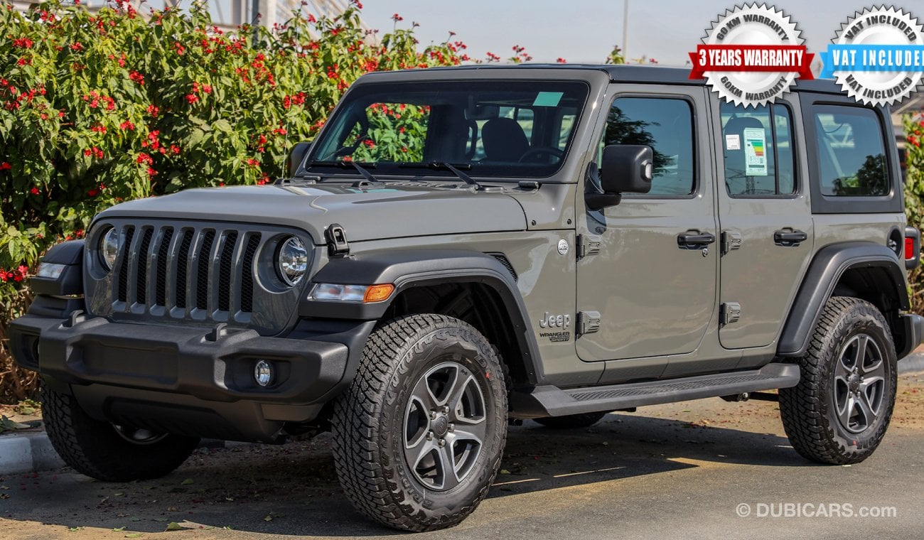 Jeep Wrangler 2021 UNLIMITED SPORT V6 3.6L W/ 3 Yrs or 60K km Warranty @ Trading Enterprises