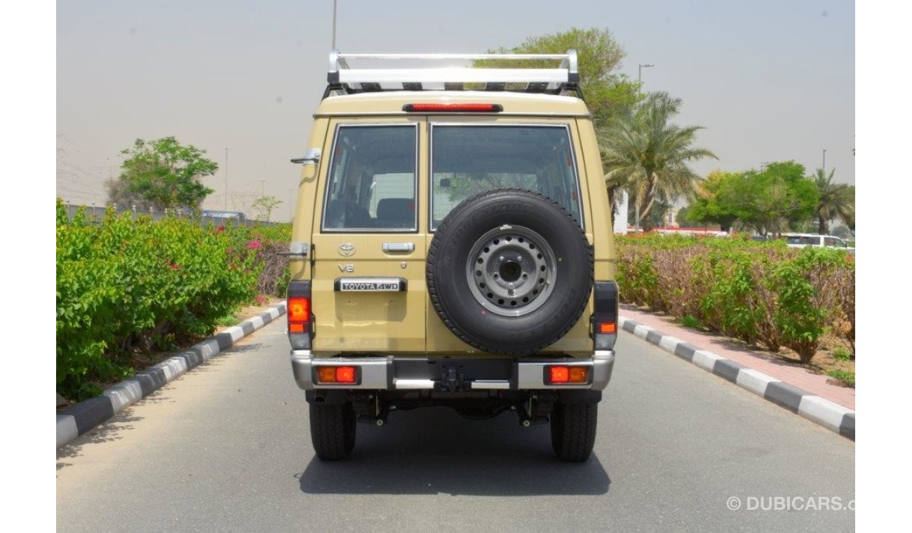 تويوتا لاند كروزر 78  LWB  HARD TOP SPECIAL V8 4.5L TURBO DIESEL 9 SEAT 4WD MANUAL TRANSMISION WAGON