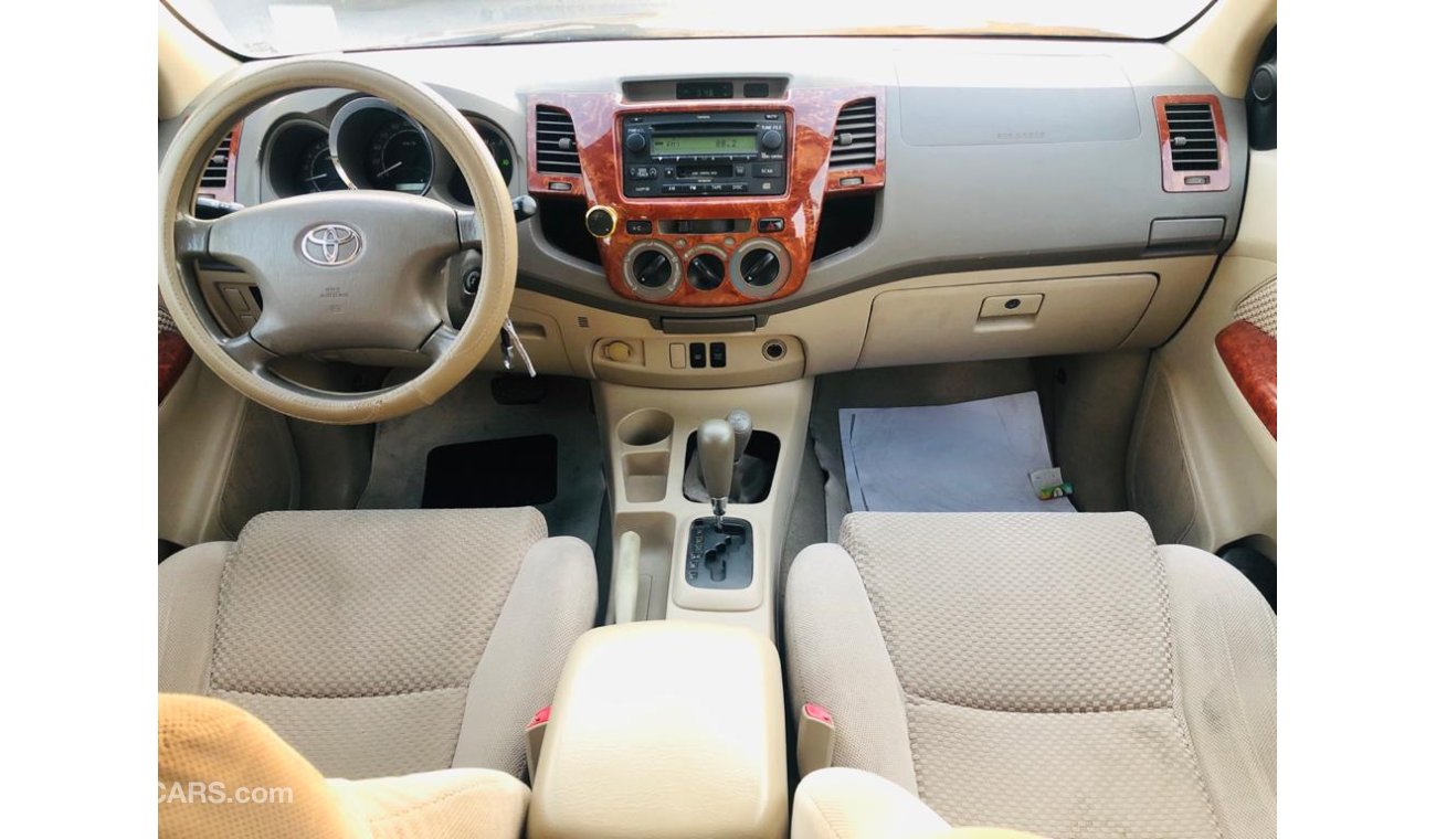 Toyota Fortuner SRS-LOW MILAGE-CLEAN INTERIOR-GCC RTA PASSED-LOT-634