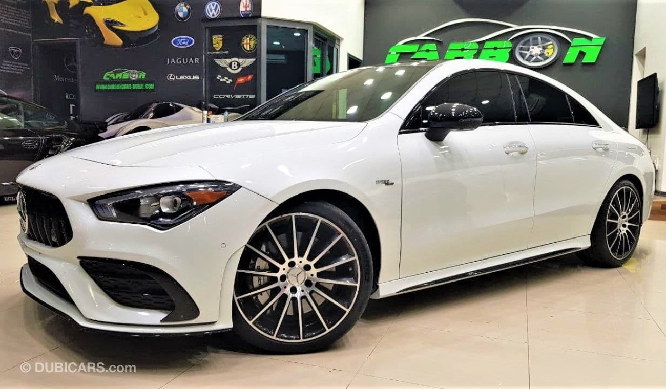 مرسيدس بنز CLA 35 AMG MERCEDES CLA 35 AMG 2021 MODEL WITH ONLY 1800KM IN A VERY BEAUTIFUL SHAPE FOR ONLY 189,000 AED