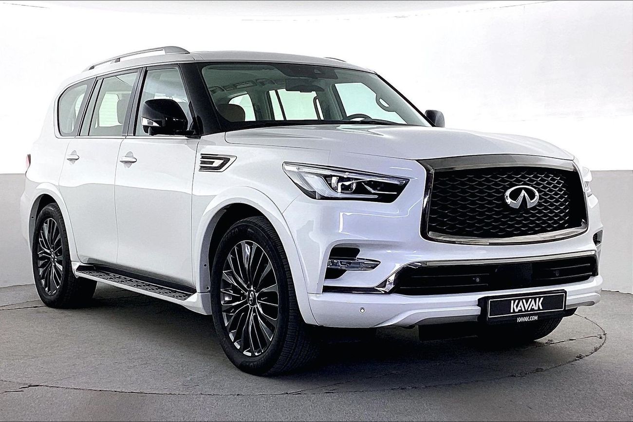 Infiniti QX80 Luxe Sensory ProActive - Black Edition | Guaranteed Warranty | 0 Down Payment