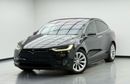 تسلا موديل اكس Long Range (AWD) 2018 Tesla Model X 100D, 2026 Tesla Warranty, Pilot Seats, Excellent Condition, GCC