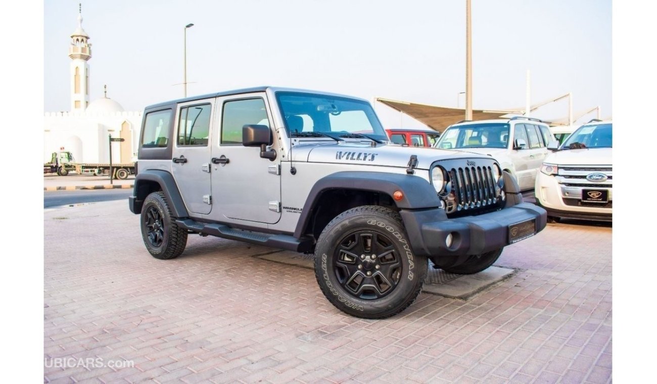 Jeep Wrangler 2017 | JEEP WRANGLER UNLIMITED WILLYS | 3.6L V6 5-DOORS | AUTOMATIC TRANSMISSION | GCC