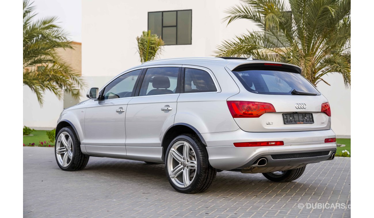 Audi Q7 S-Line 2015 - Immaculate Condition! - 1 Year Warranty! - Only AED 1,939 PM! - 0% DP