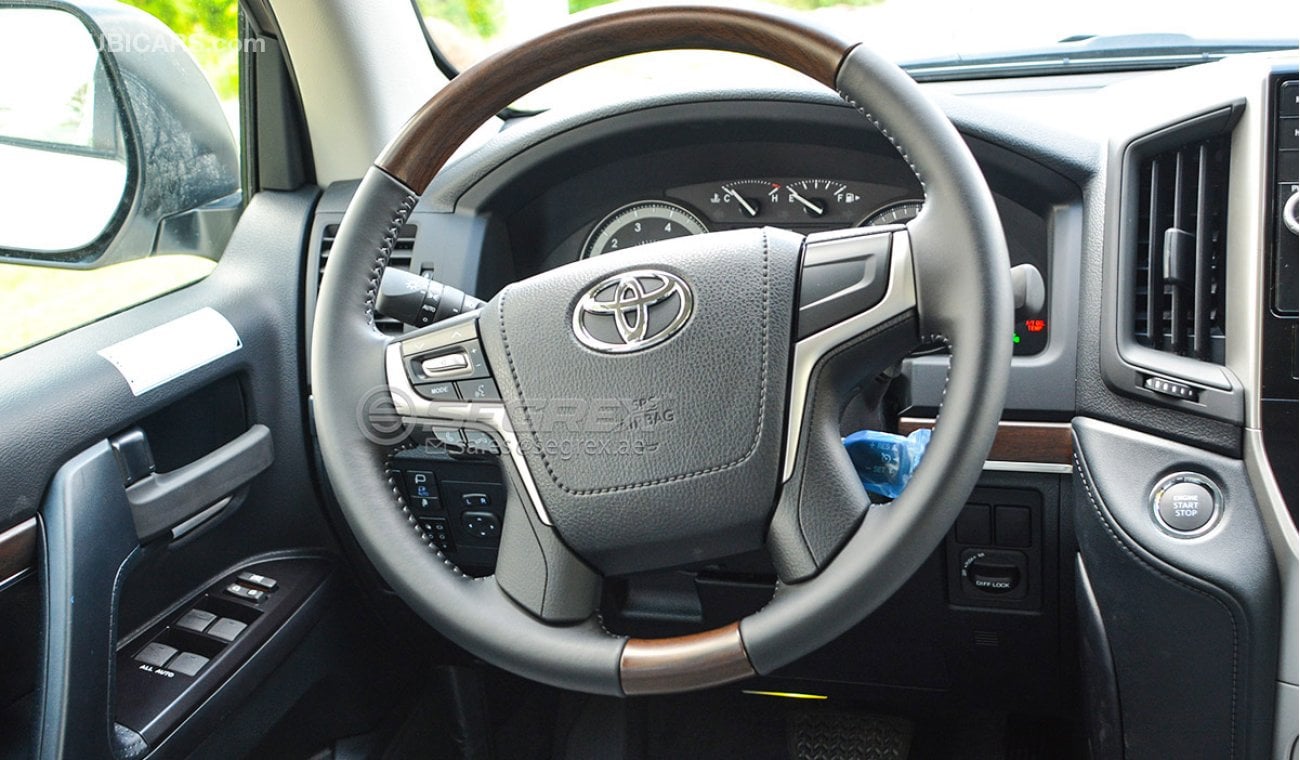 Toyota Land Cruiser 020 YM V6 VXS GTS Full option,for local+10%,all destinations-Black available الى جميع الوجهات