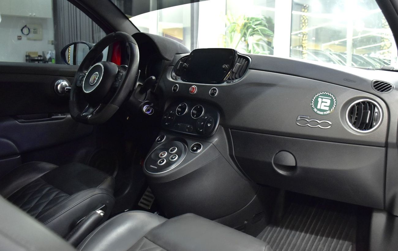 Abarth 695 EXCELLENT DEAL for our Abarth 695 Turismo Cabrio ( 2023 Model ) in Red Color GCC Specs