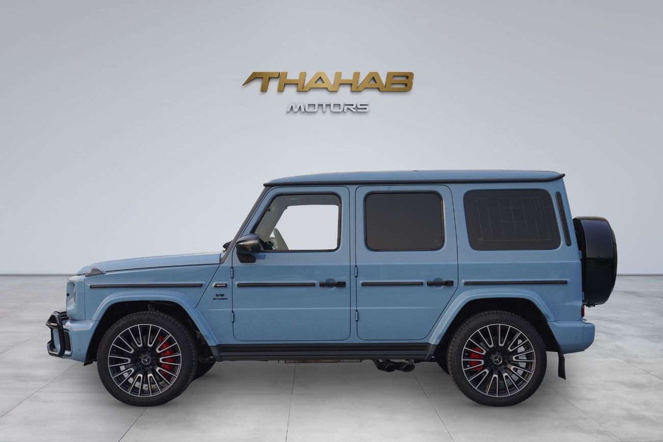 مرسيدس بنز G 63 AMG 2025 | GARGASH | FULL CARBON | CHINA BLUE | G-CLASS G63 AMG V8 | LOW MILEAGE | PERFECT CONDITION
