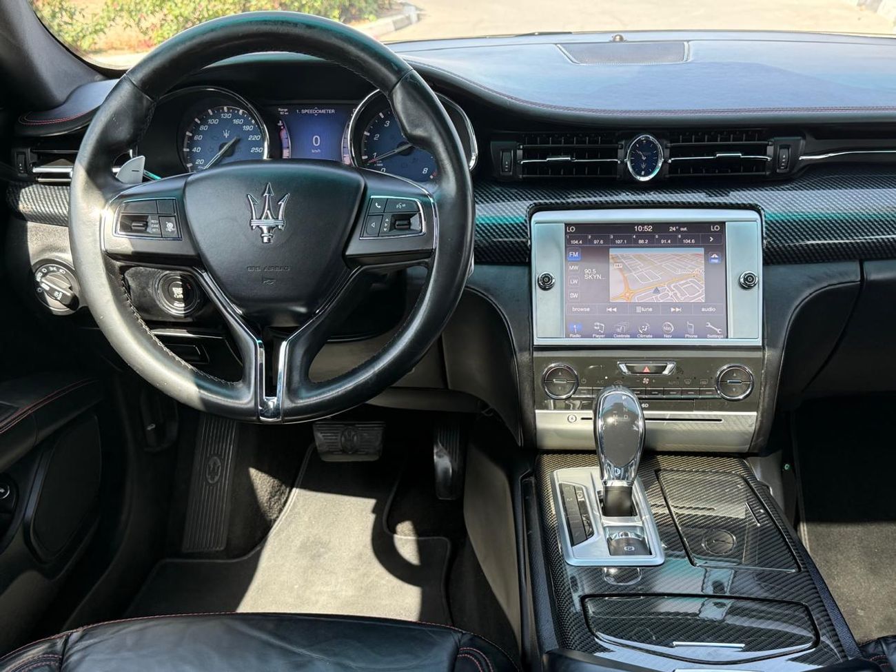 Maserati Quattroporte S 3.0L (350 HP) RAMADAN OFFER MASERATI QUATTROPORTE S 2015 GCC CARBON F  FULL OPTIONS IN LOW MILEAGE