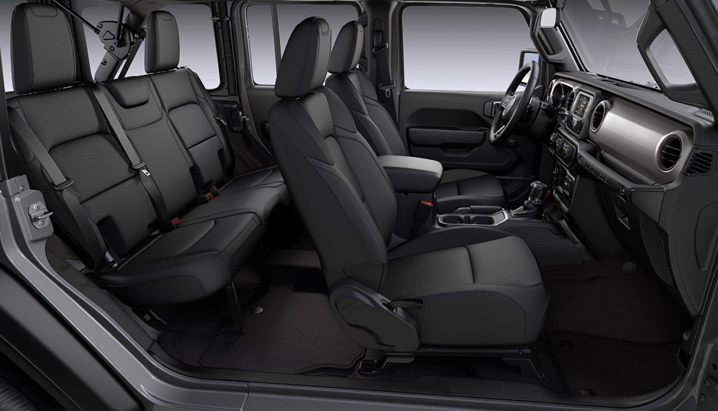 Jeep Wrangler interior - Seats