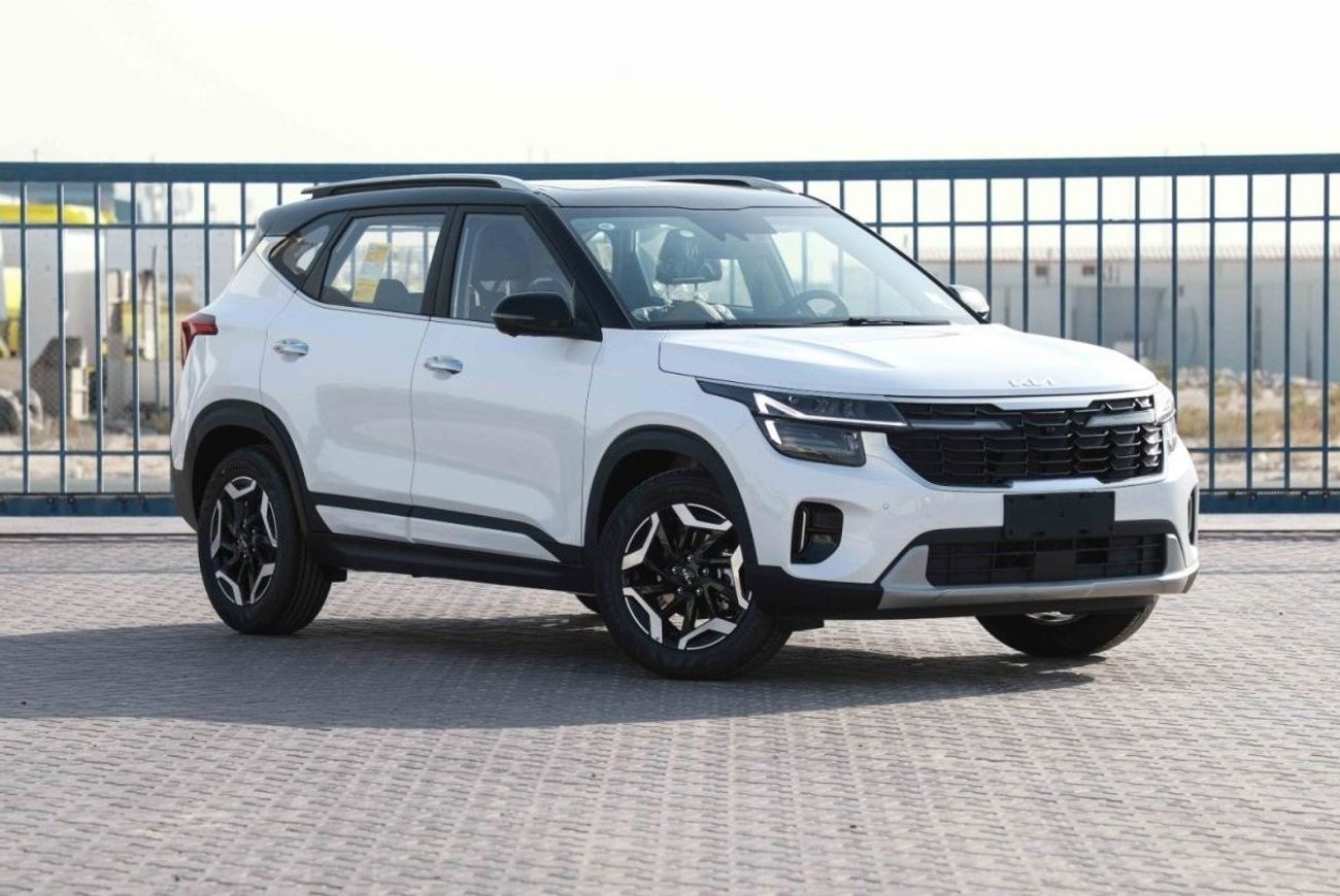 Kia Seltos 2024 KIA SELTOS 1.5 DELUXE - Black & white inside Black | Export Only