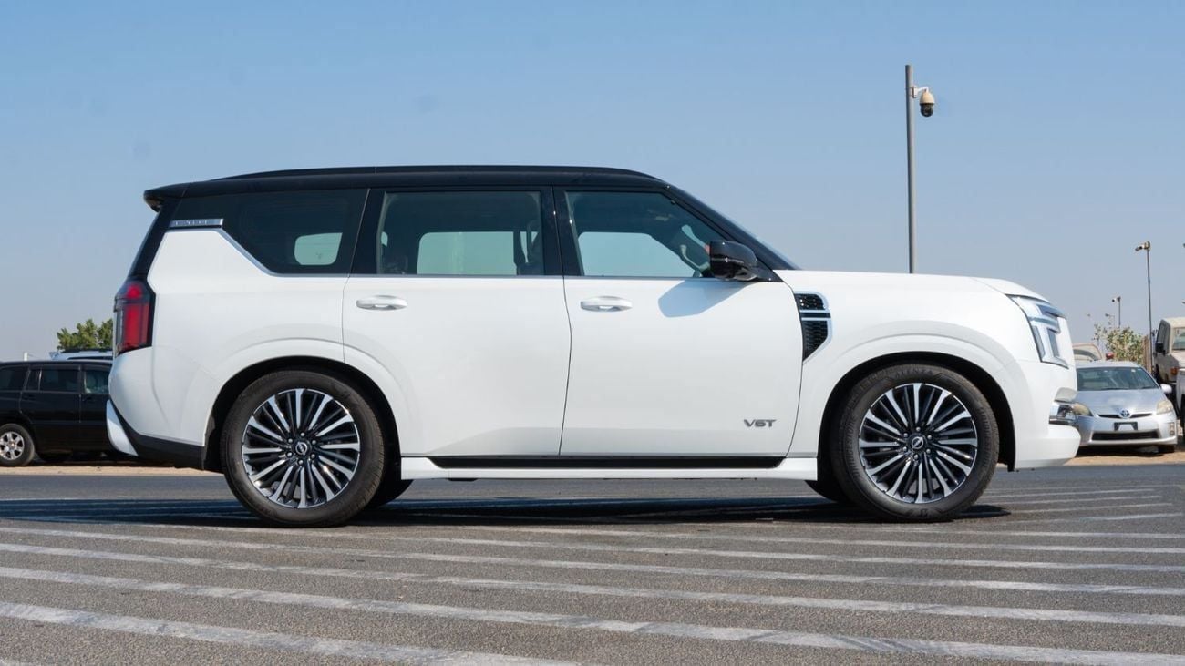 Nissan Patrol 2026 Nissan Patrol LE Platinum 3.5L AT Petrol (White-Red) (Export Only)