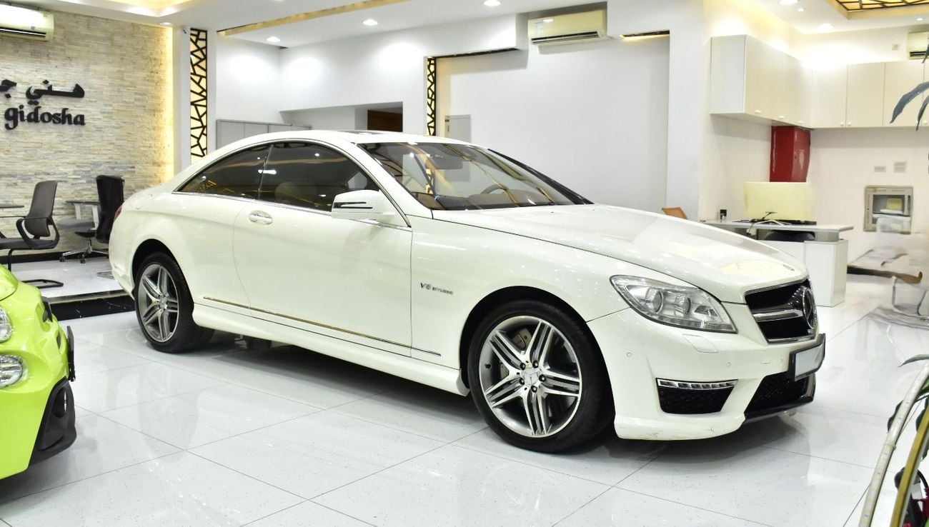 مرسيدس بنز CL 63 AMG EXCELLENT DEAL for our Mercedes Benz CL63 AMG ( 2011 Model ) in White Color GCC Specs