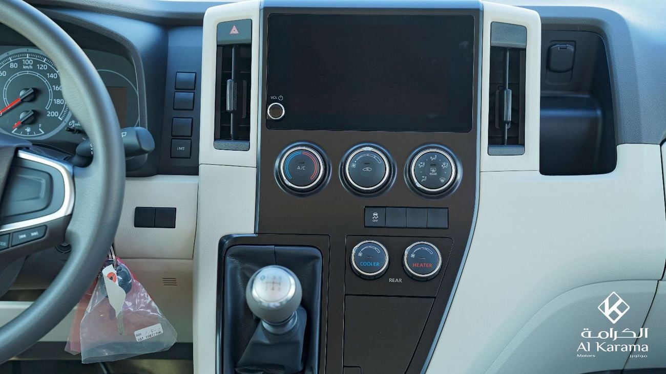 تويوتا هاياس 2.8L Manual Transmission | High Roof 14 Seats | Rear Camera | 4 Doors | AC/Heater