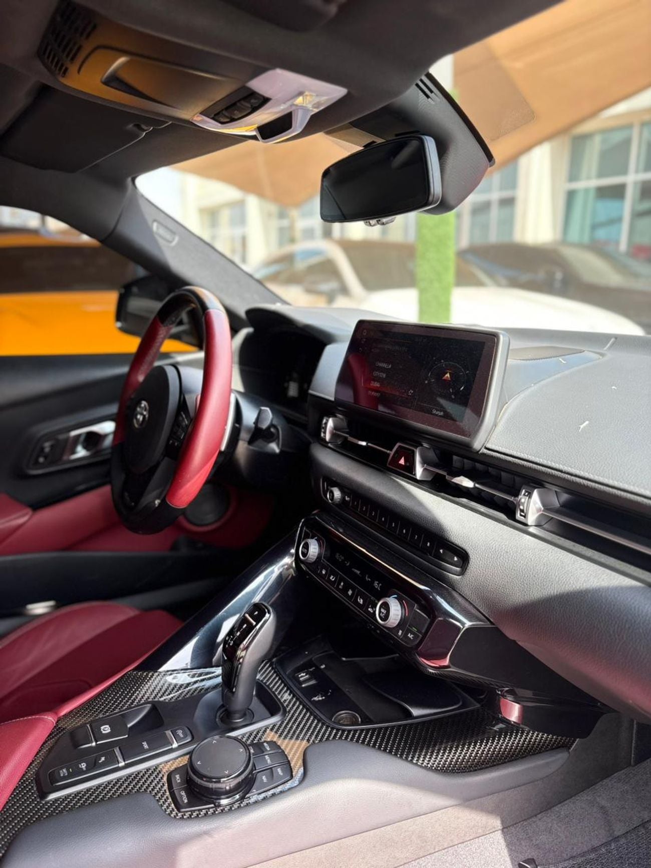 تويوتا سوبرا تويوتا سوبرا GR V6 خليجي 2022 صبغ وكاله بحاله ممتازه بدون حوادث