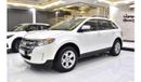 فورد إدج EXCELLENT DEAL for our Ford Edge SEL AWD ( 2013 Model ) in White Color GCC Specs