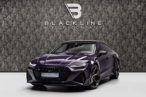Audi RS7 STANDARD BUY NOW, PAY 2027 | THE BLACKLINE STANDARD | 2027 Audi Warranty + Service Contract, GCC