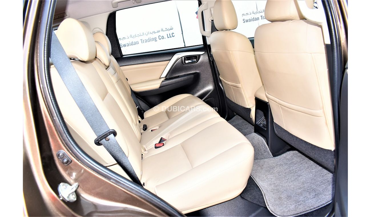 Mitsubishi Montero AED 1774 PM | 3.0L GLS V6 4WD GCC DEALER WARRANTY