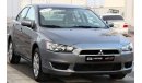 Mitsubishi Lancer Mitsubishi Lancer 2016 GCC 1.6 in excellent condition without accidents very clean from inside and o