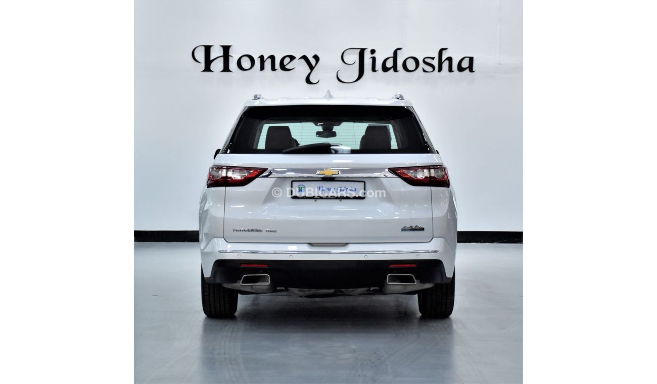 Chevrolet Traverse EXCELLENT DEAL for our Chevrolet Traverse AWD HIGH COUNTRY ( 2018 Model ) in White Color GCC Specs