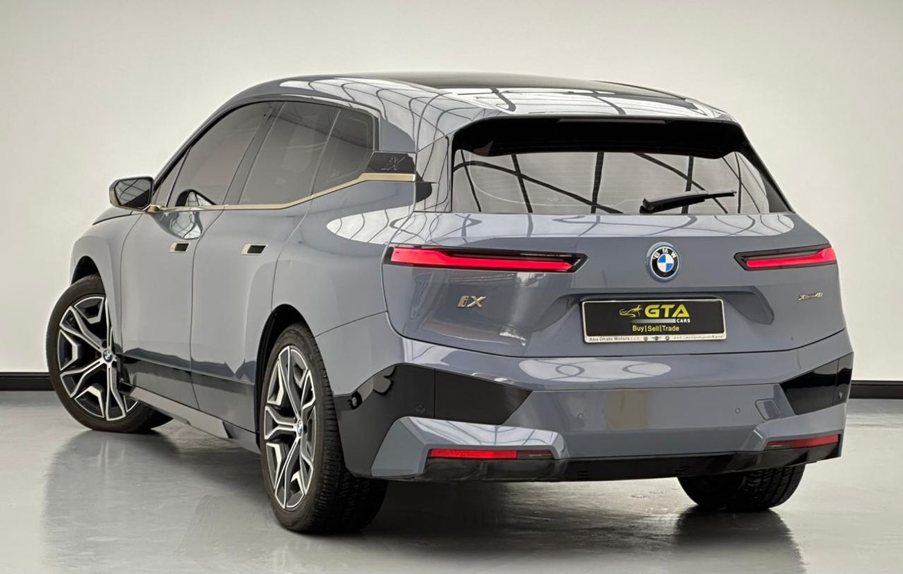 BMW iX 2023 BMW iX xDrive40i, BMW Warranty + Service Contract, BMW Full Service History, GCC