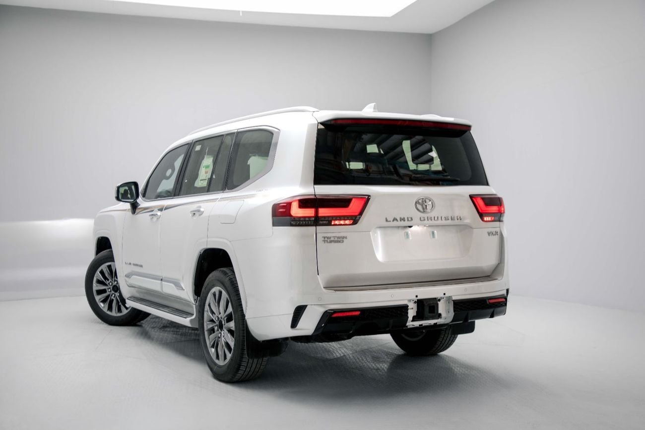 Toyota Land Cruiser LC300 VXR Z 3.3L - Precious White Pearl Inside Black & Red | Export Only