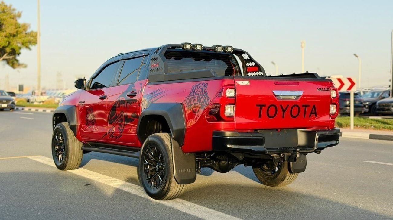 تويوتا هيلوكس 2019 | 2.8L DIESEL | MANUAL TRANSMISSION | RHD | MODIFIED TO GR SPORTS KIT | BONNET SCOOP | ROOF TOP