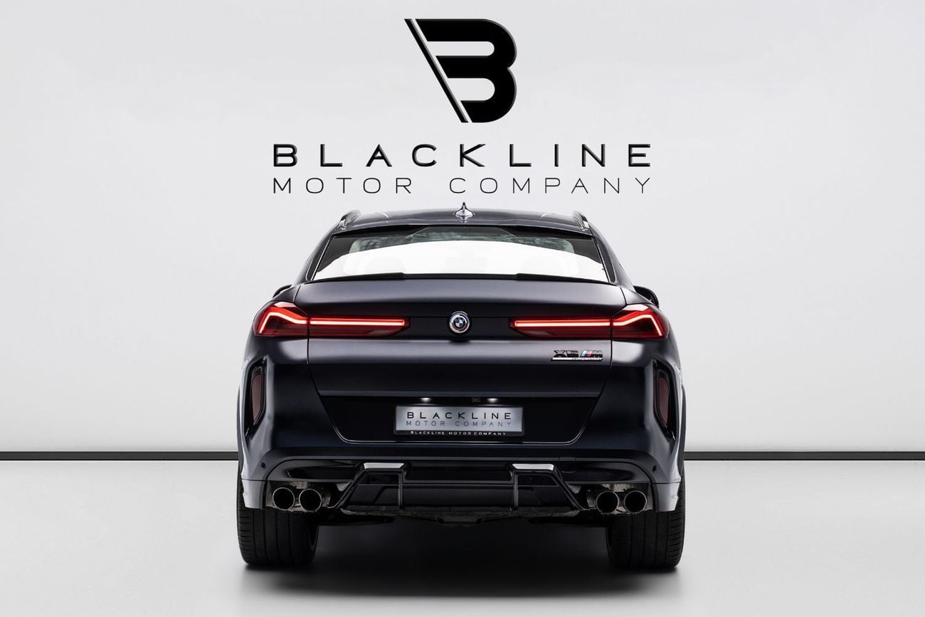 BMW X6 M STD BUY NOW, PAY 2027 | THE BLACKLINE STANDARD | BMW Warranty + Service, GCC, Low KMs