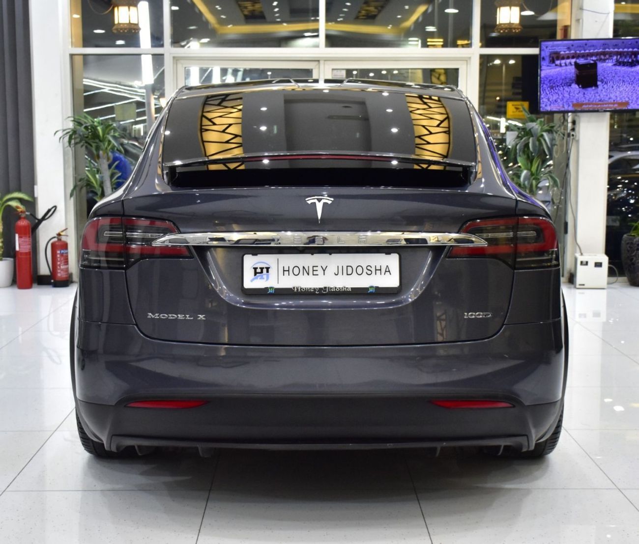 Tesla Model X EXCELLENT DEAL for our Tesla Model X 100D - Long Range ( 2019 Model ) in Grey Color GCC Specs