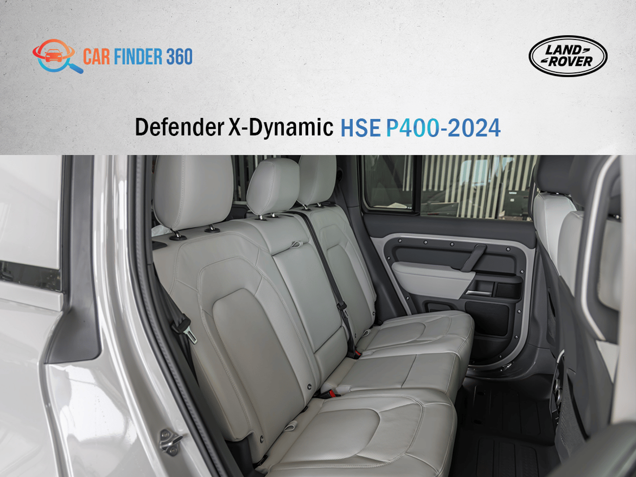 Land Rover Defender Land Rover Defender X-Dynamic HSE P400 - Nardo grey  - White Interior -  2026 - GCC(Export Only)