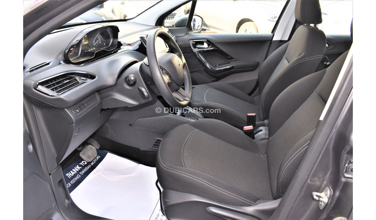 Peugeot 208 AED 579 PM | 1.6L ACTIVE GCC DEALER WARRANTY
