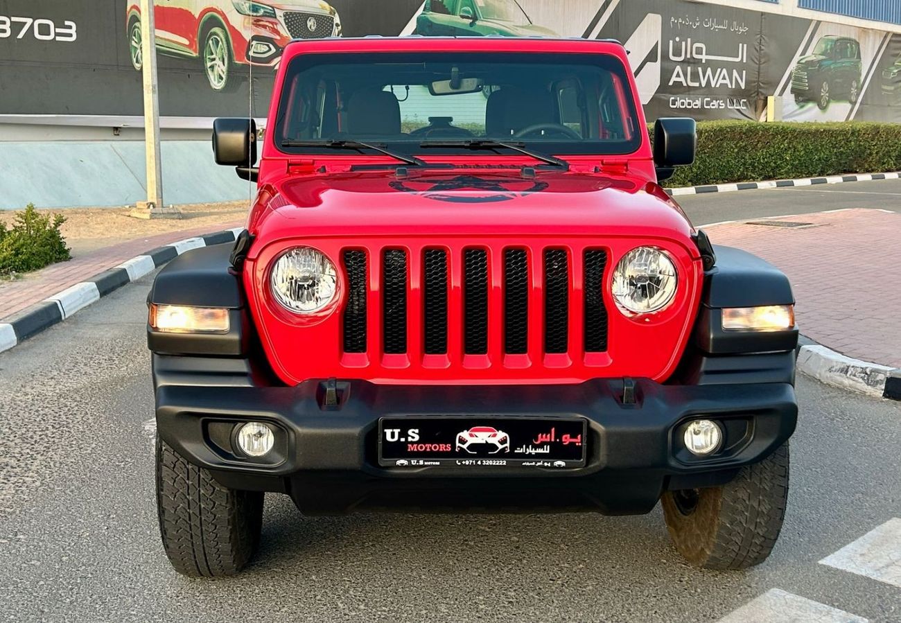 جيب رانجلر Unlimited Sport 3.6L A/T 2023 GCC WITH AGENCY WARRANTY IN MINT CONDITION