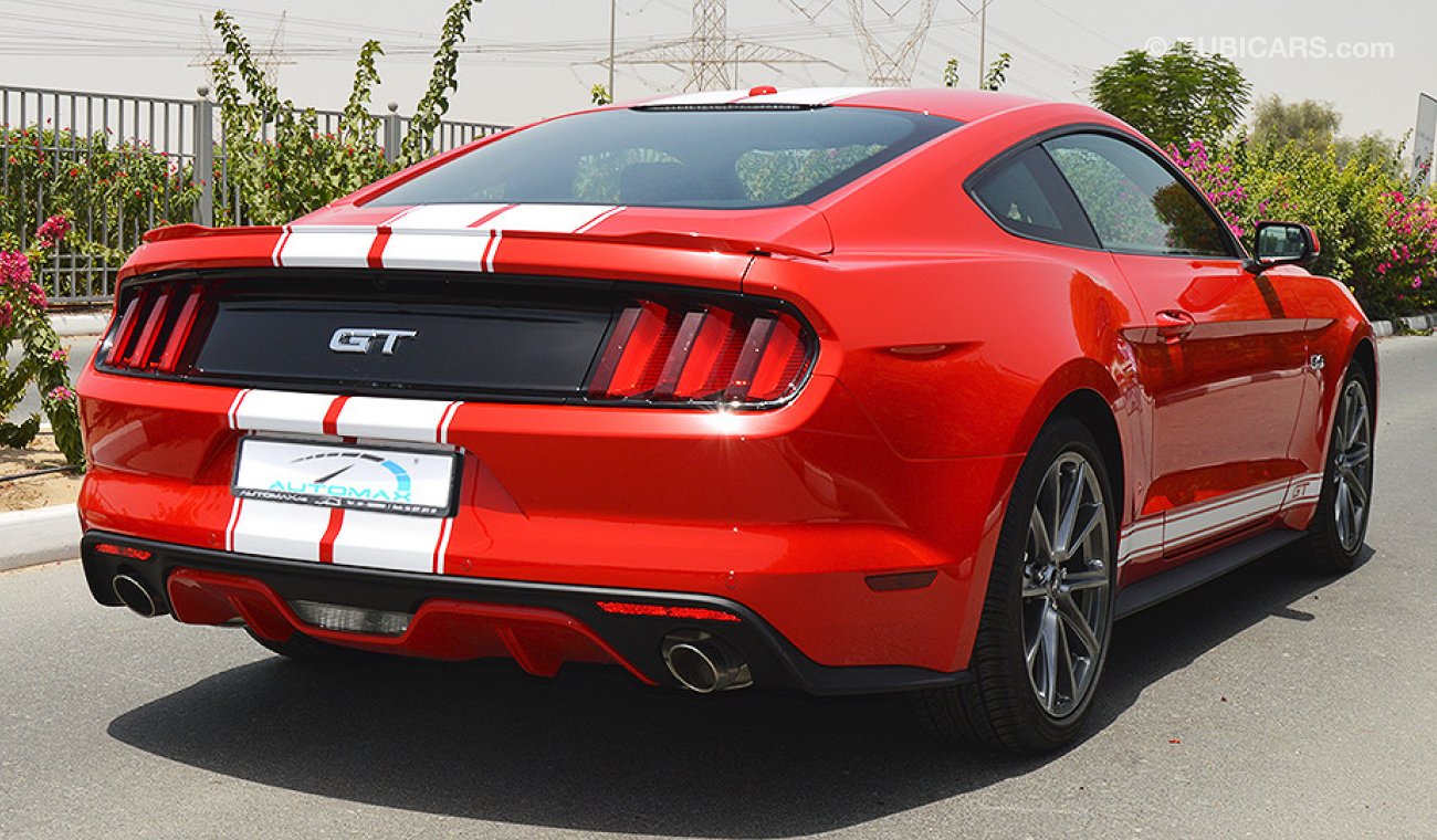 Ford Mustang GT Premium+, 5.0L V8 GCC, 0km with 3 Years or 100K km Warranty and 60K km Service at AL TAYER