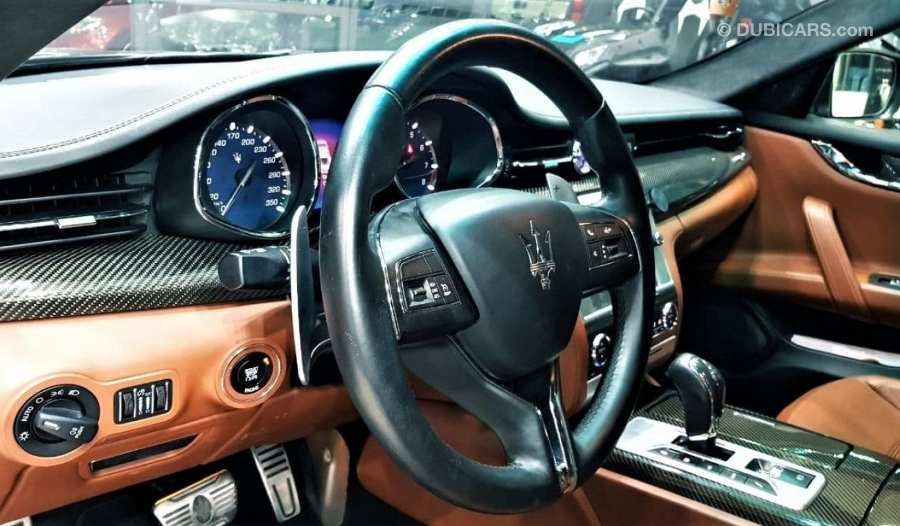 Maserati Quattroporte SPECIAL OFFER MASERATI QUATTROPORTE GTS 2014 MODEL GCC CAR IN PERFECT CONDITION WITH LOW KM ONLY