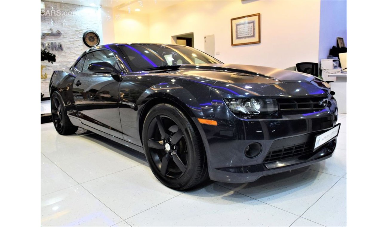 Chevrolet Camaro ONLY 78000 KM!! ORIGINAL PAINT Chevrolet Camaro 2014 Model Dark Blue Color GCC Specs!