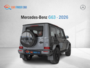 مرسيدس بنز G 63 AMG Mercedes-Benz G63 - 2026 - GCC - Performance Package (Export)