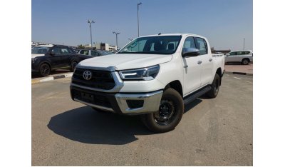 تويوتا هيلوكس Get 2024 Toyota Hilux 2.4L 4x4 Double Cab + Power Window + Chrome + LED Lamps+ Key Start | Export On