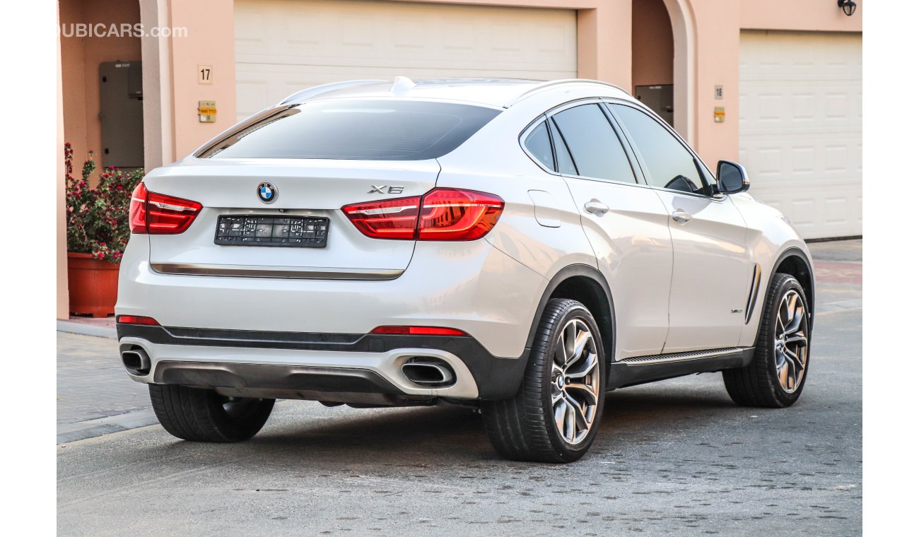 BMW X6 V8 GCC 2015 under warranty, no paint