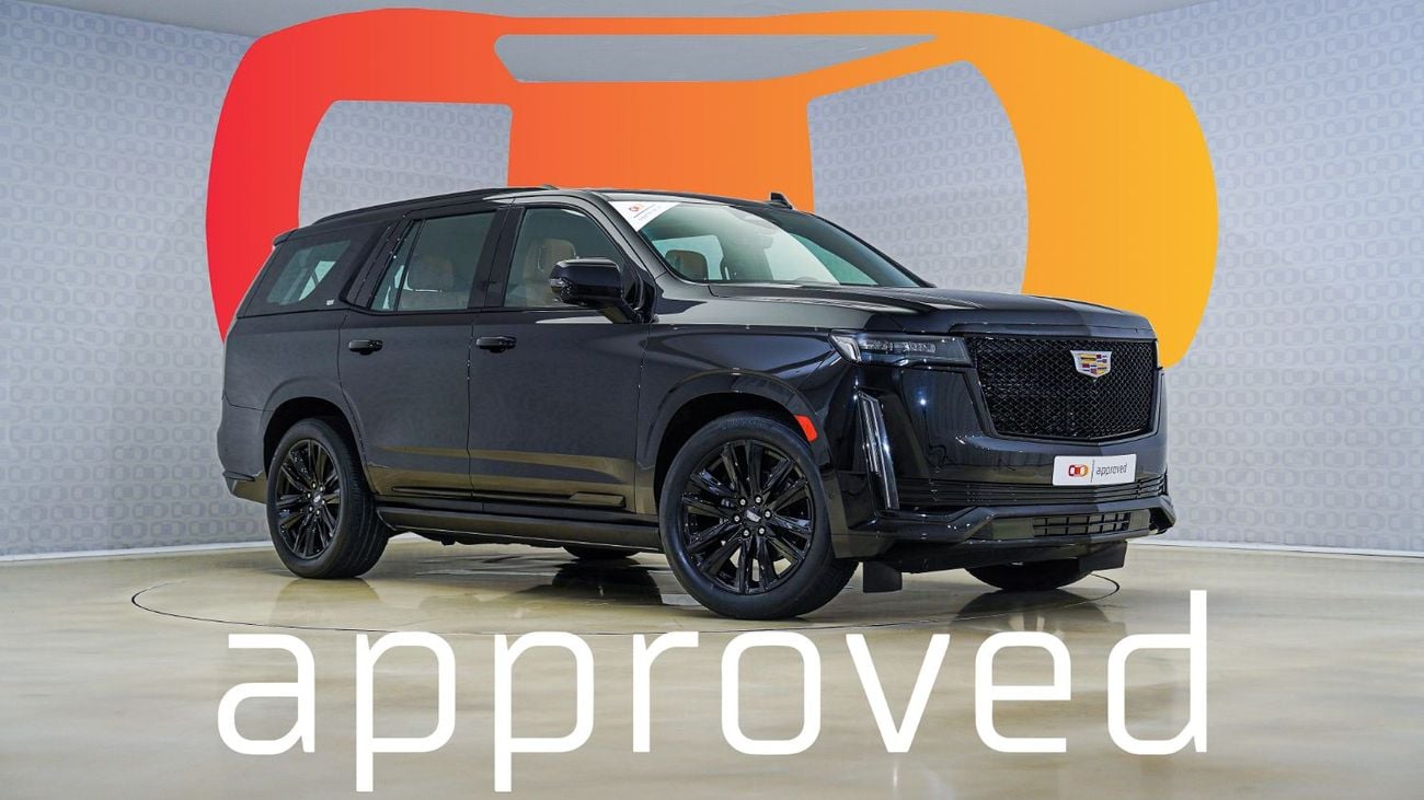 Used Cadillac Escalade Sport Platinum 6.2L AWD | AED 4,767 PM | Warranty  Dec-2026 | GCC 2023 for sale in Dubai - 890633
