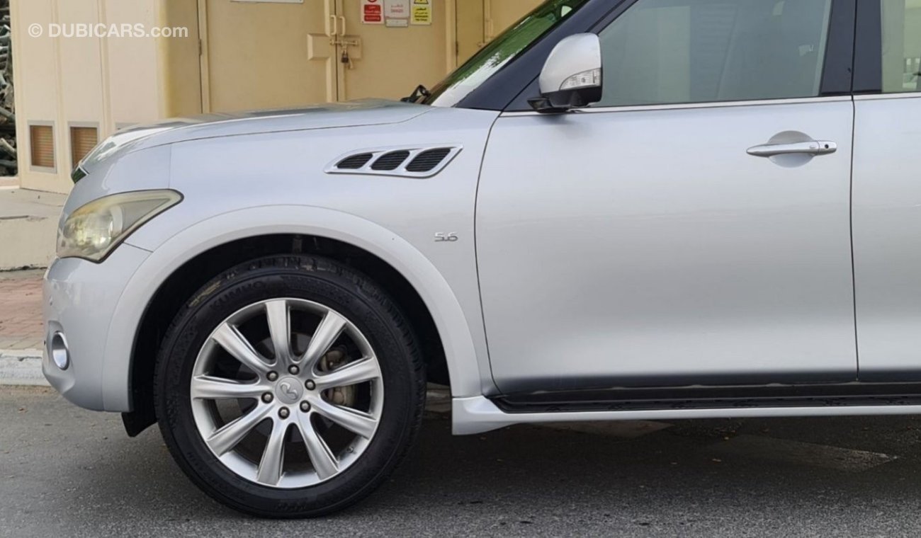 Infiniti QX80 Luxury 5.6L V8 2014 Full Service History GCC