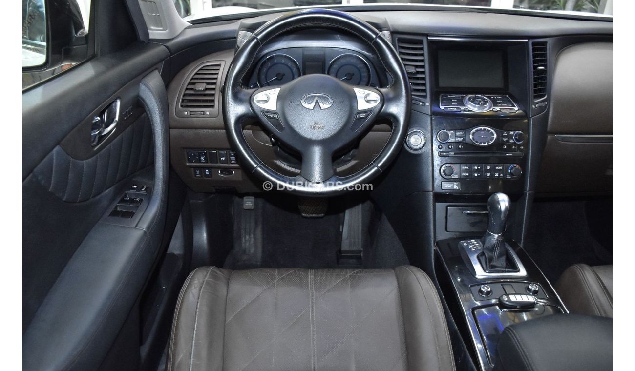 Infiniti QX70 EXCELLENT DEAL for our Infiniti QX70 ( 2015 Model ) in White Color GCC Specs