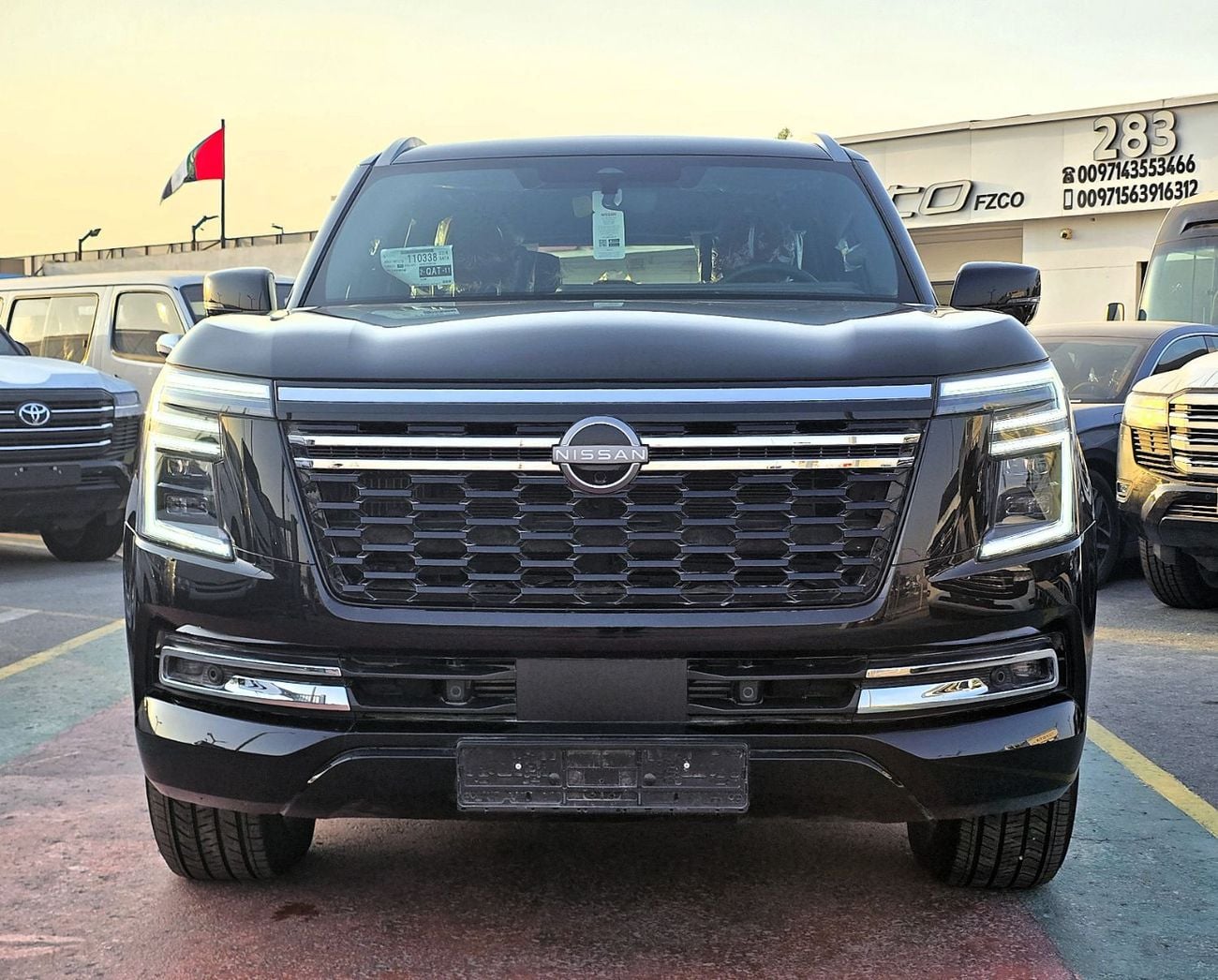 Nissan Patrol LE TITANIUM Nissan Patrol LE Titanium 3.5l twin turbo A/T 4WD SUV GCC Black Color With Compressor 2026 Model