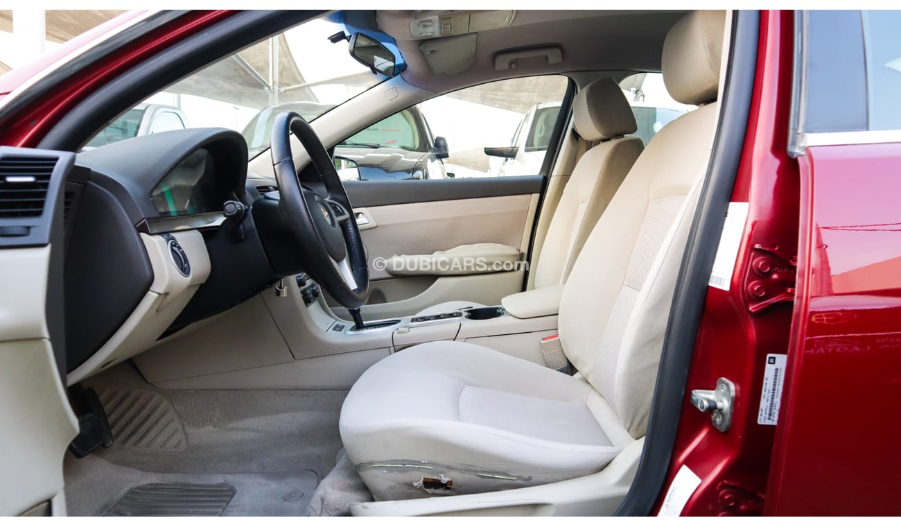 Chevrolet Lumina Gulf model 2009, red color, inside beige