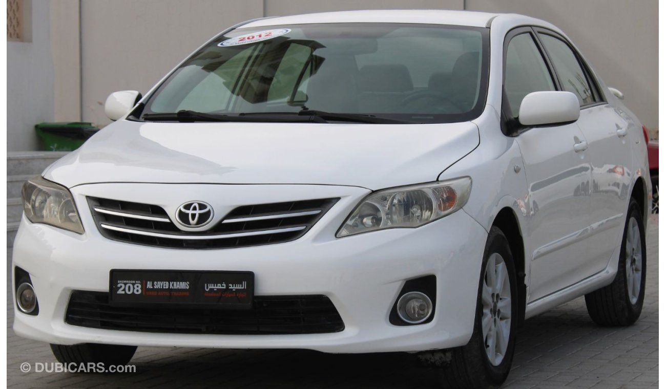Toyota Corolla XLI Toyota Corolla 2012 in excellent condition, without accidents