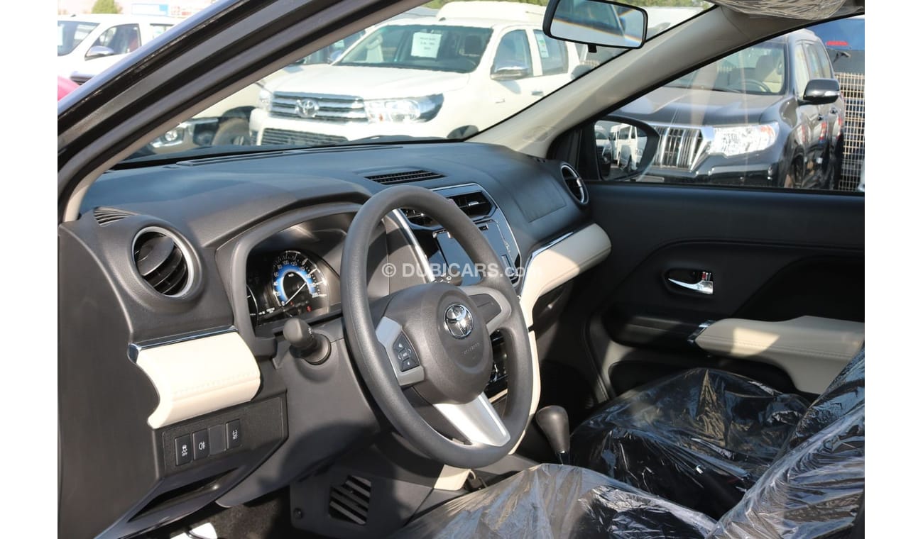 تويوتا راش 2023 | G - 1.5 L AT VVTI - 17" RIMS PETROL FABRIC SEATS, FRONT AND REAR A/C - EXPORT ONLY