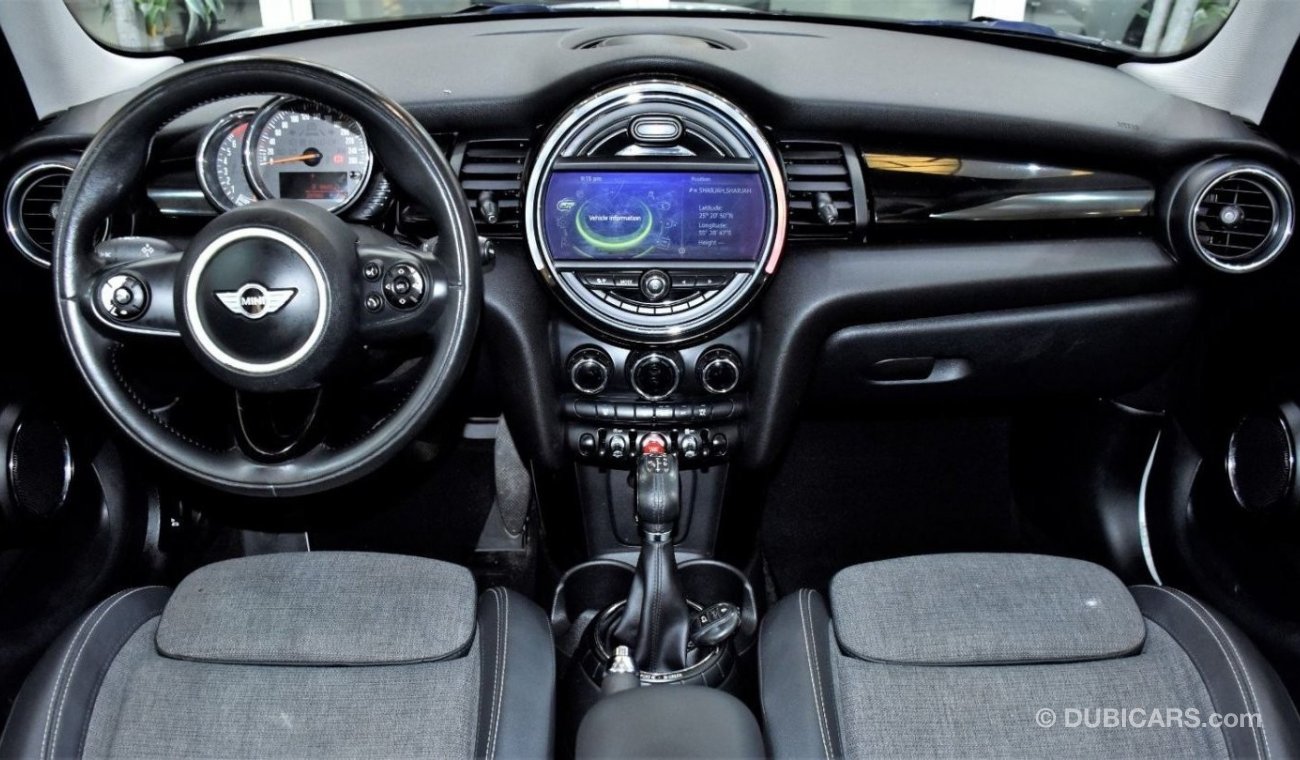 Mini Cooper EXCELLENT DEAL for our Mini Cooper ( 2015 Model ) in Silver Color GCC Specs