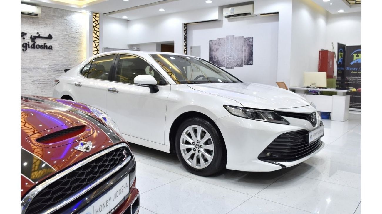 Toyota Camry EXCELLENT DEAL for our Toyota Camry SE ( 2019 Model ) in White Color GCC Specs