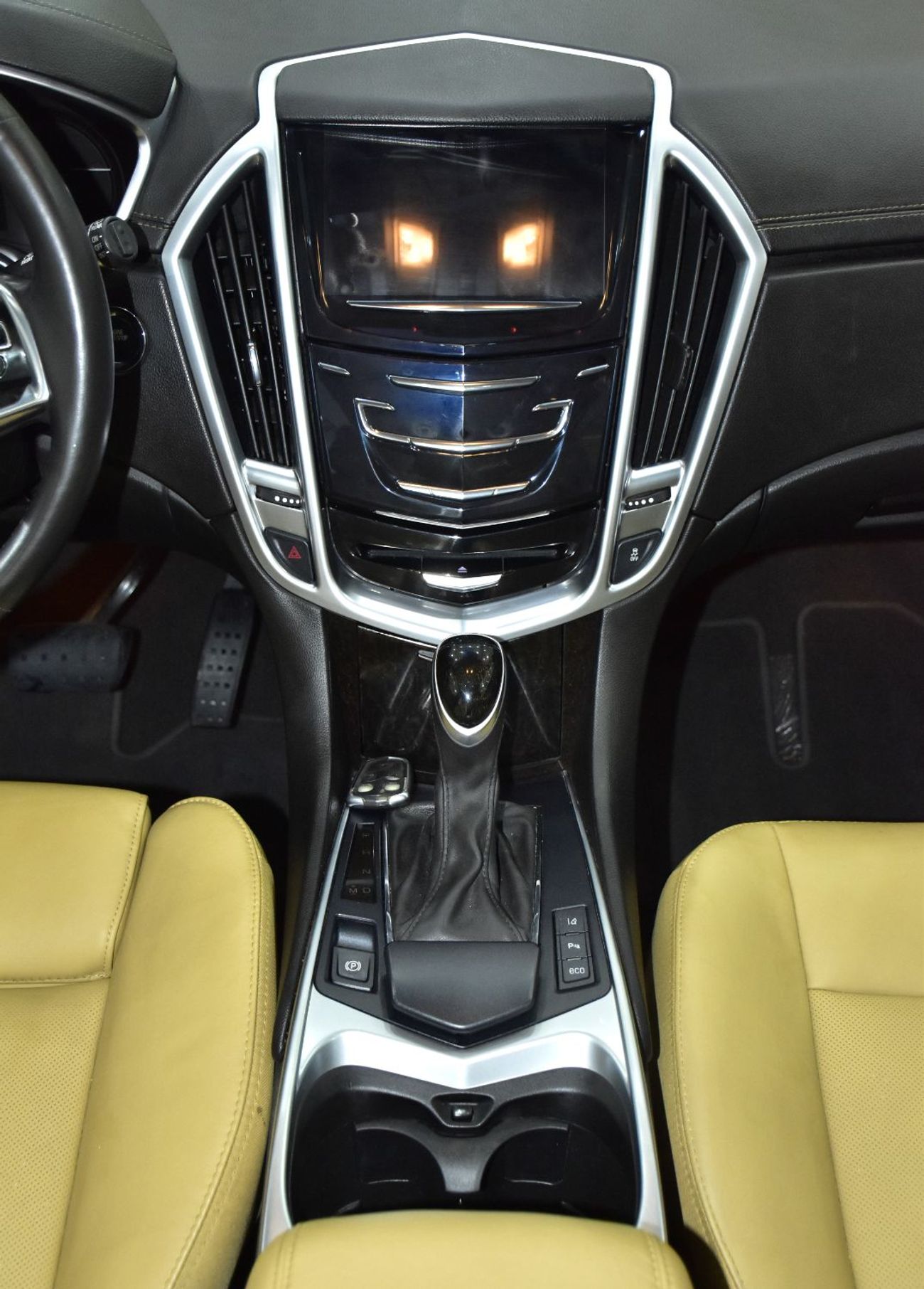 Cadillac SRX EXCELLENT DEAL for our Cadillac SRX4 3.6 ( 2016 Model ) in Golden Color GCC Specs